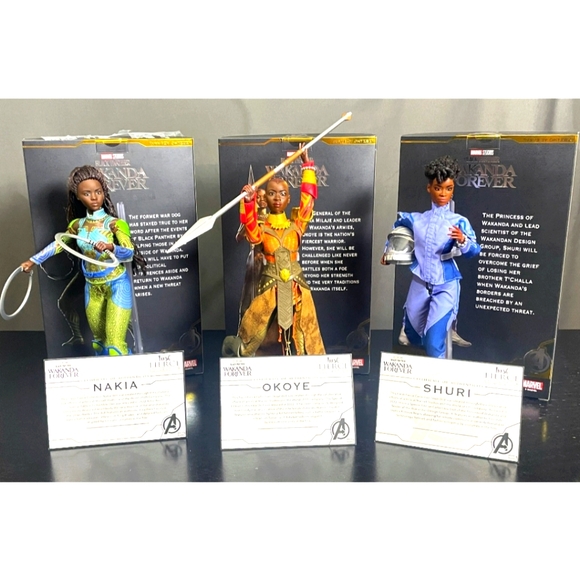 Black Panther Wakanda Forever Warrior Dolls must see - Picture 2 of 2